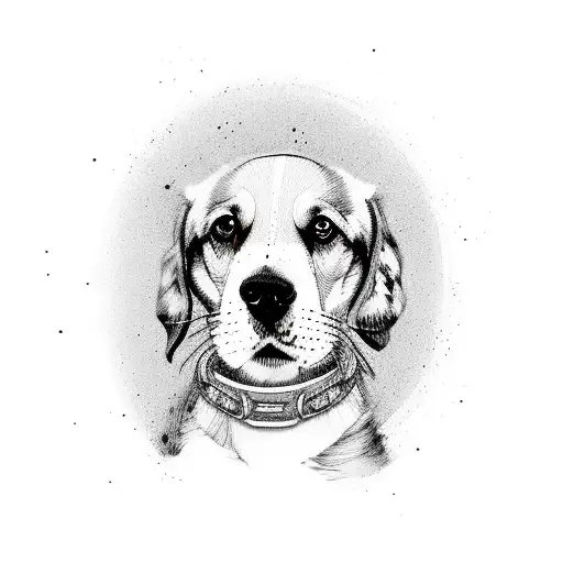 Paw Print Of Dog With The Name Mocha