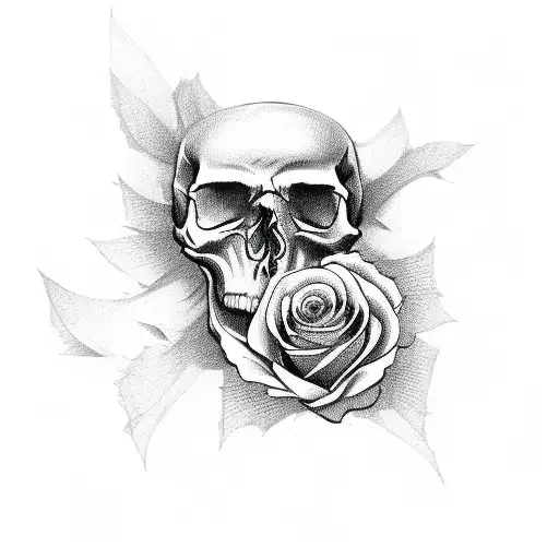 Skull And Roses