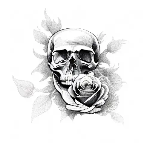 Skull And Roses