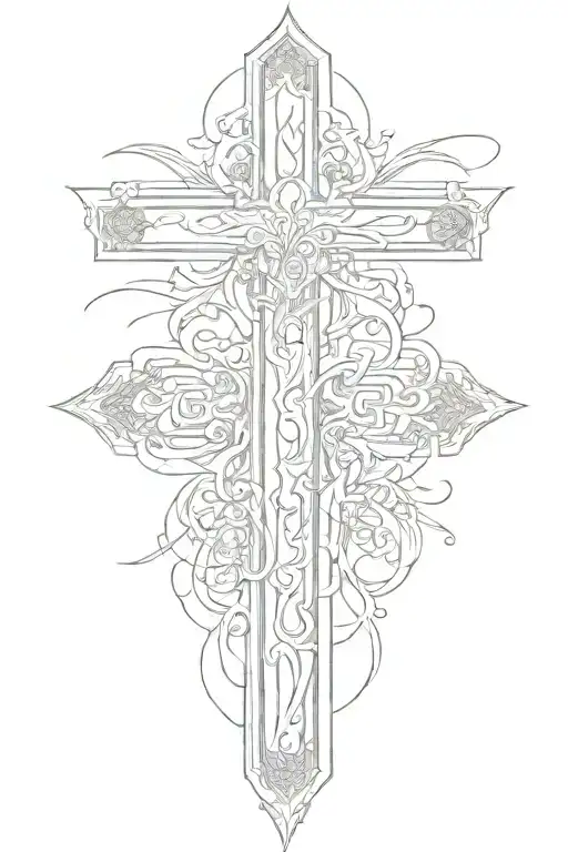 Cross Made From Jesus Christ Name