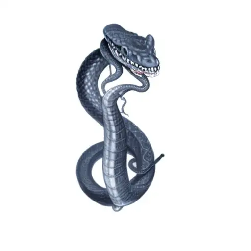 A Snake With A Sword