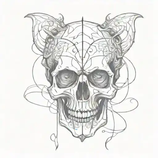 Skull Mysterious And Dark