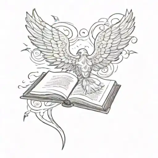 A Book With Wings Flying Away Symbolizing The End Of A Difficult Season