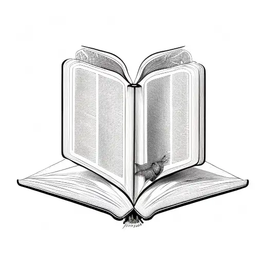 Open Book With Words