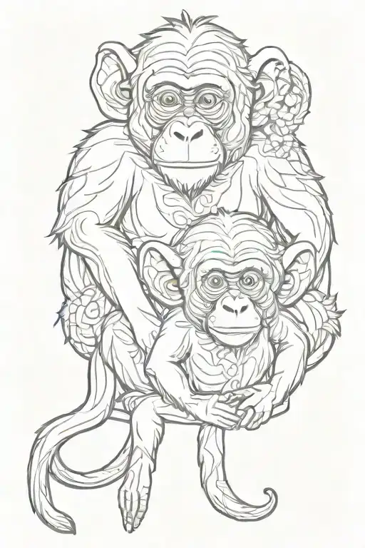 Monkey Couple