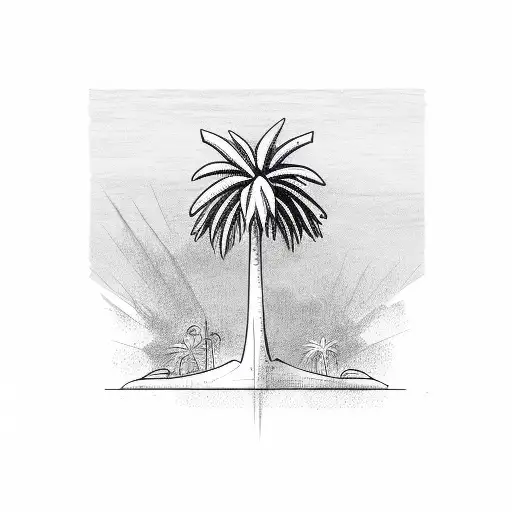 Concept Palm Tree