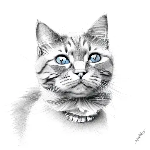 Crazy Cat Draw By A Kid