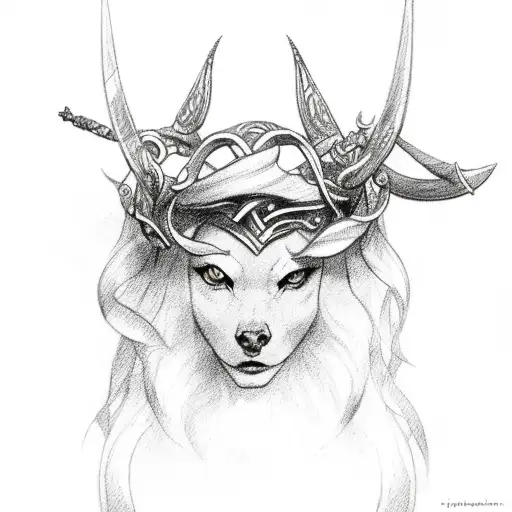 Olive And A Sweetpea With Norse Gods