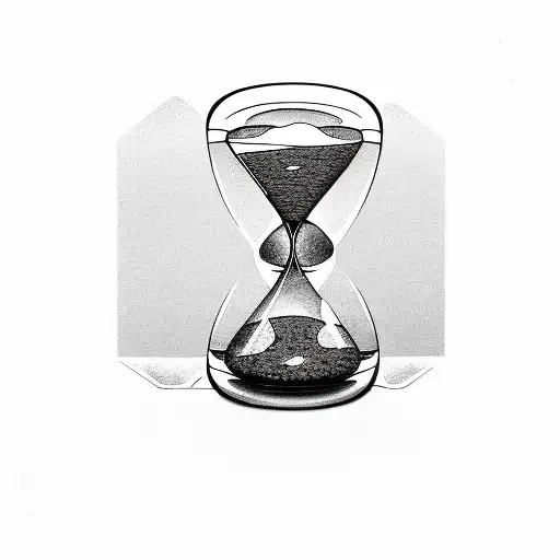 Hourglass With Text