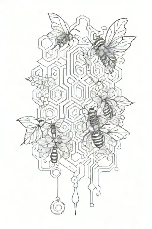 Flow Line With Honey Combs