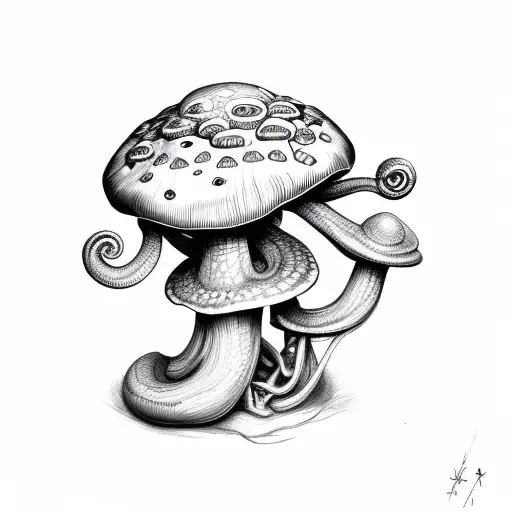 Mushroom Skull Snake