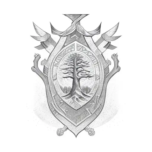 War Tree Family Crest
