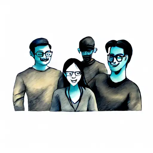 A Group Of People Posing For A Selfie