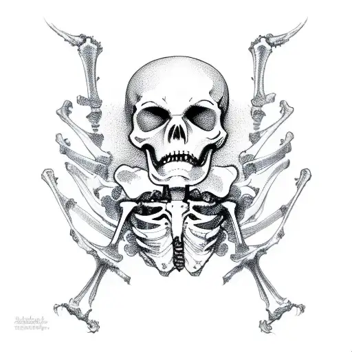 Skeleton Being Complacent With Life