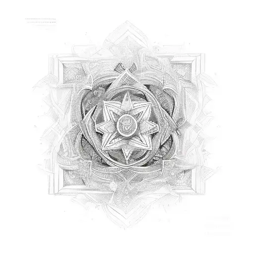 Sanskrit Chaotic Symbol