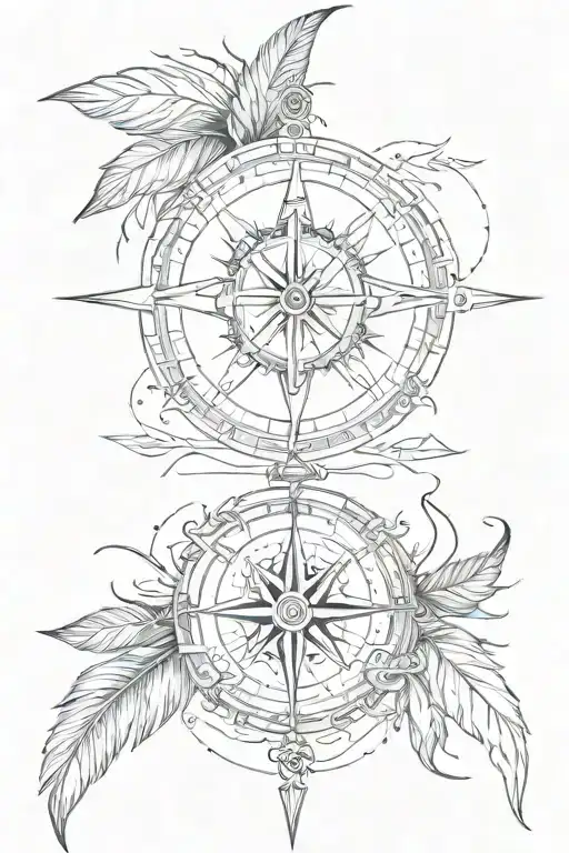 Compass Feather Loop