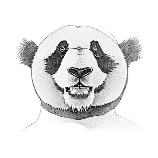 A Panda Bear That Says I'm Josh's Panda Boi