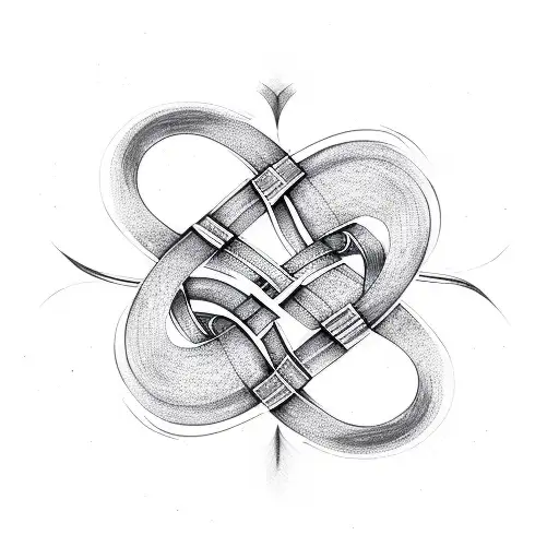 Infinity Symbol With K And Z Of Each Side With Vines For Lives