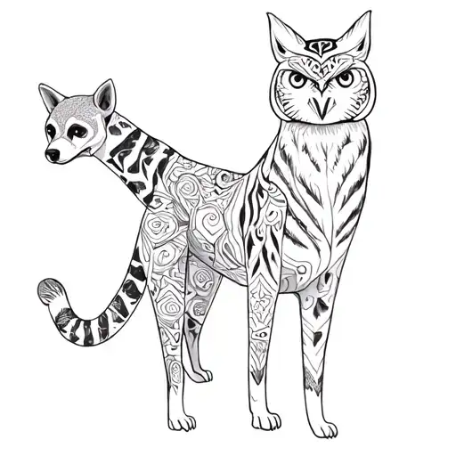 Dog Tigercodil Gene Raccoon Elephant Giraffe Cat Owl Fox