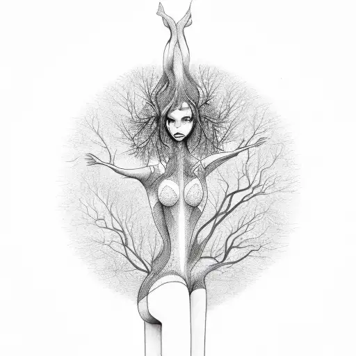 Tree Woman Body