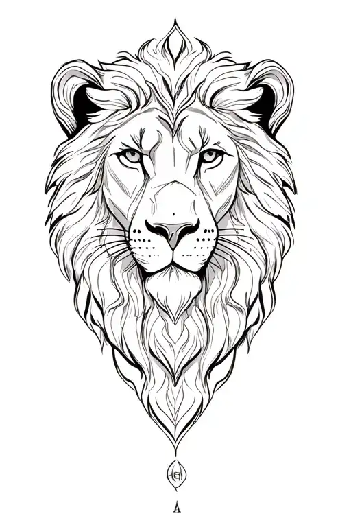 Lion Head And Believe