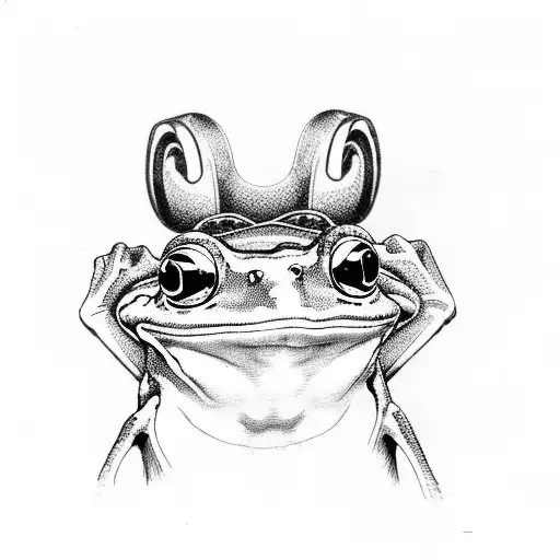 Frog Driving A Formula Car