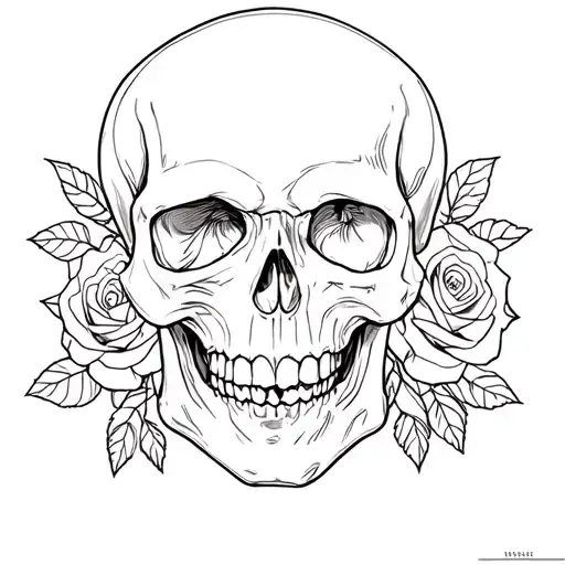 Skull And Roses