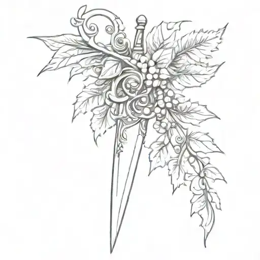 Vine Wrapped Dagger