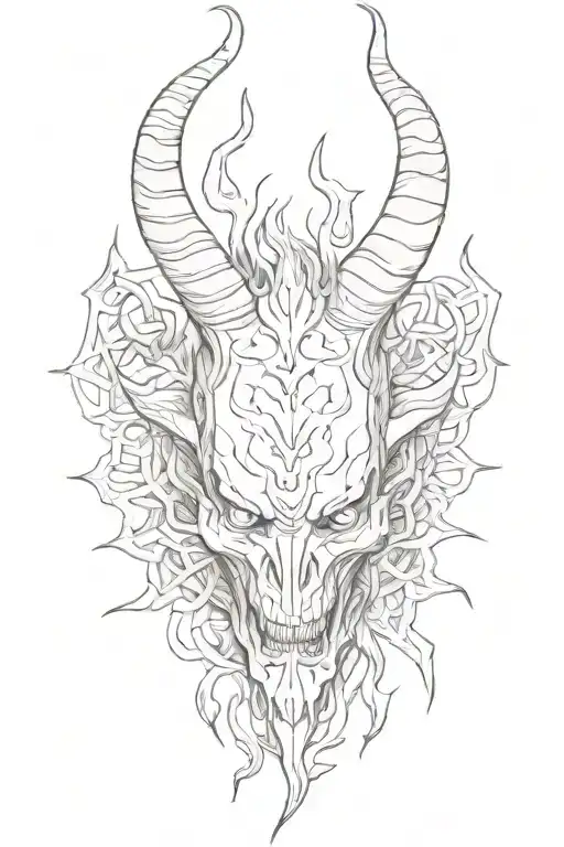 Demon And Horns