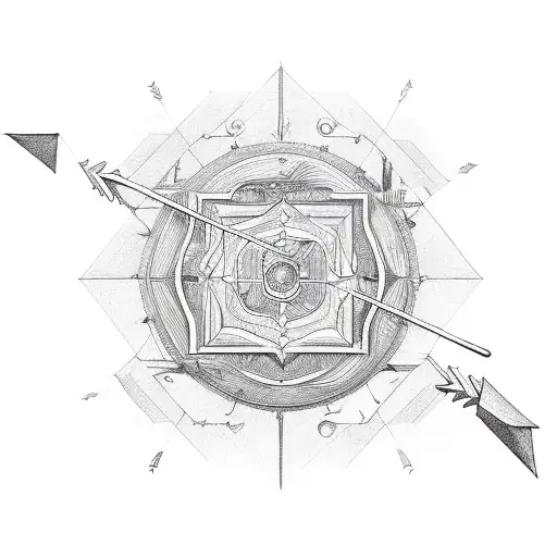 A Long Arrow With A Fibonacci In A Middle