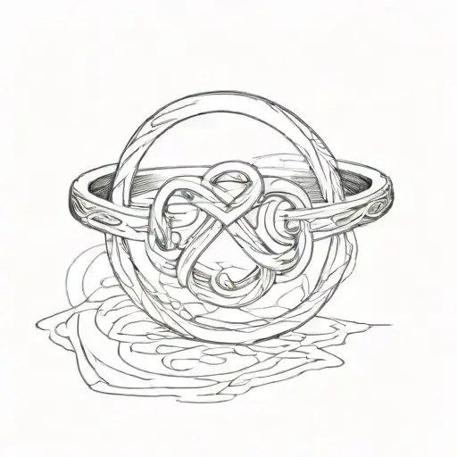 Finger Ring With Infinity Sign