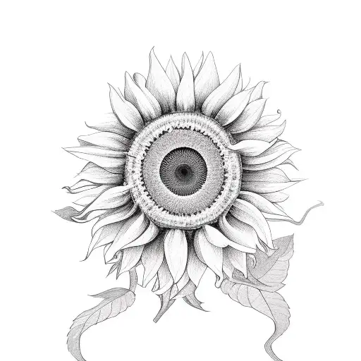 Rose Sunflower Vines Dove Bird Dragon Fly