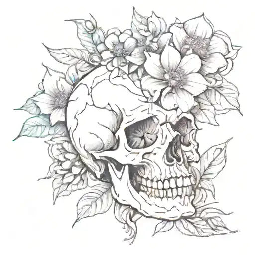 Skull Flowers