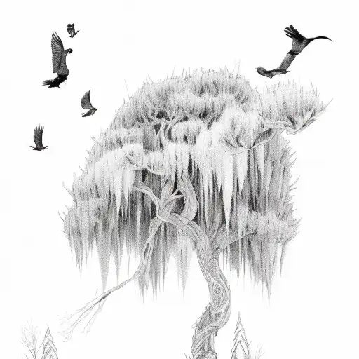 Hunter And Willow Tree