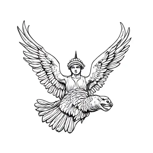 Tattoo That Represents Freedom Line Art