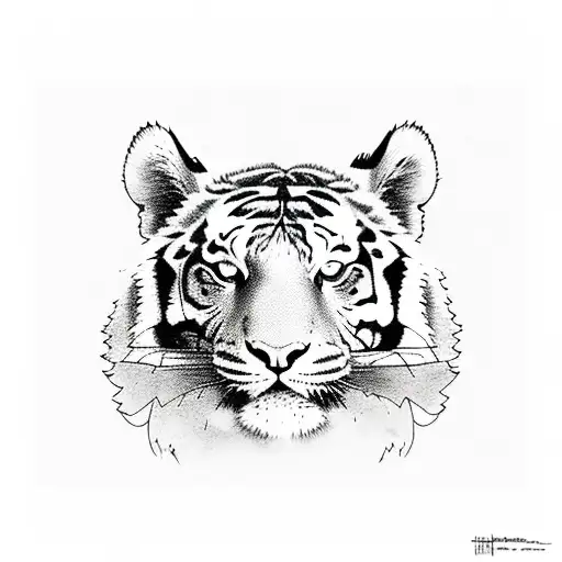 Tiger For Forearm Sleeve
