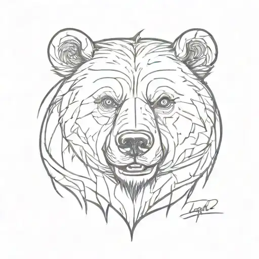 Cartoon Bear Face