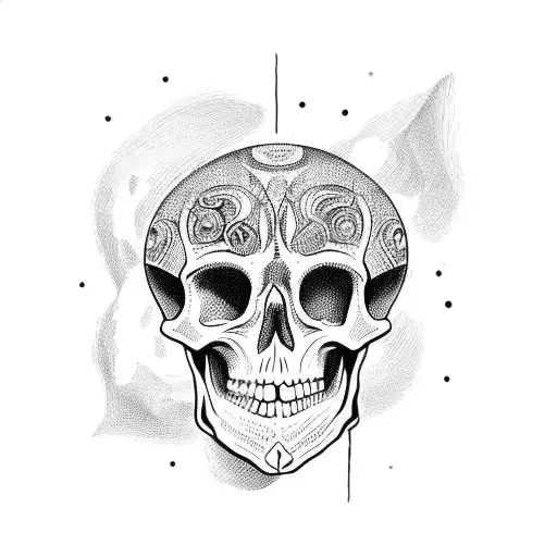 Torot Card With Skeleton Skateboarder