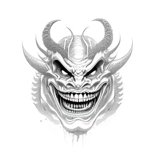 Demon With Large Toothy Smile