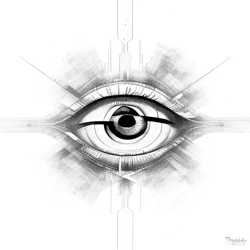 Abstract Eye In Triangel