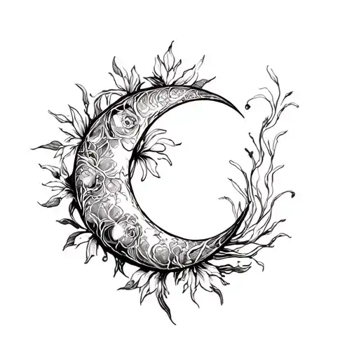 Lunar Black And Crescent Lycoris