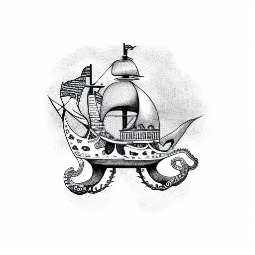 Pirate Ship Octopus