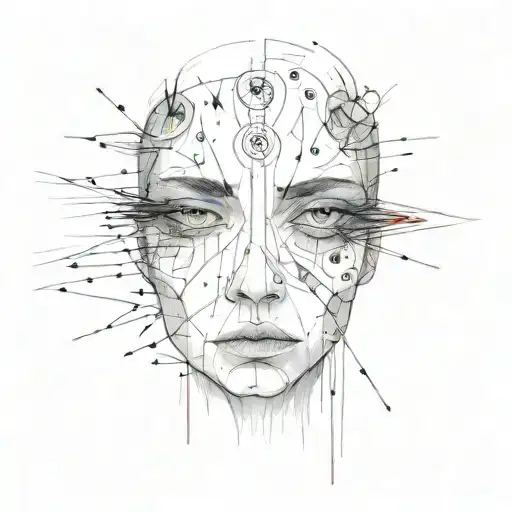 Many Eyes Looking In Different Directions And Blood Concern