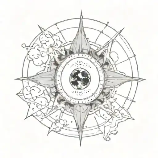 Black Hole Solar Eclipse Moon