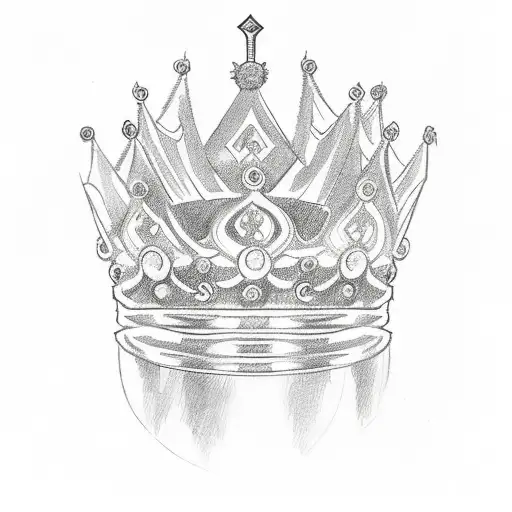 Wreath With Crown On Top