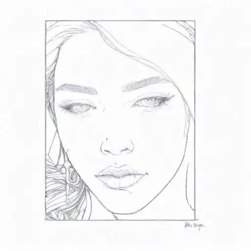 A Girl With Long Black Hair