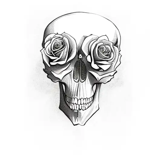 Skull And Roses
