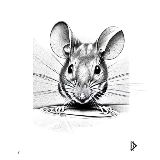 Dna Helix Wrapping A Mouse With Microscope And Platelets