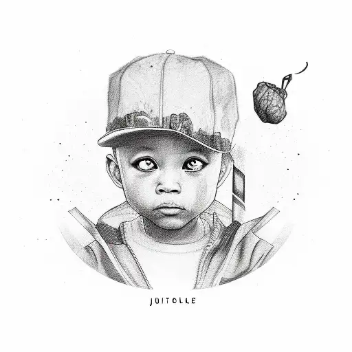 Sketch Of Juice World's Album Cover