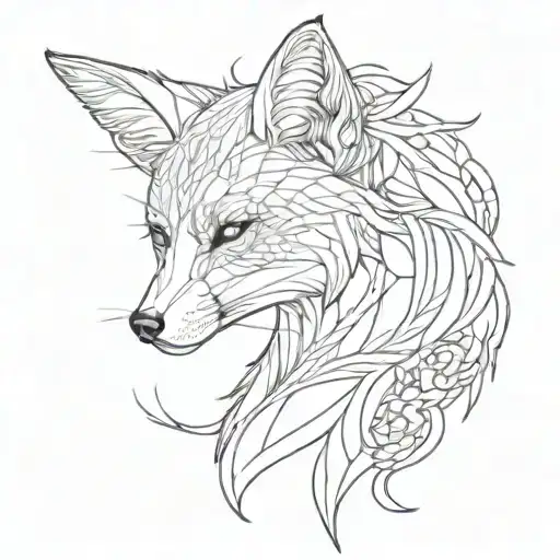Women's Fox Design For The Back